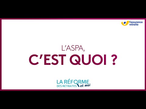 Réforme des retraites : l’allocation de solidarité aux personnes âgées (l’Aspa)