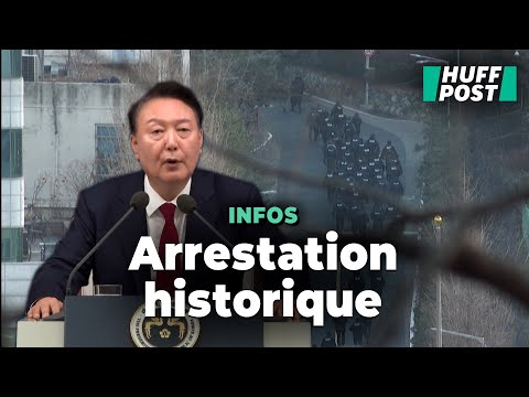 Le président sud-coréen arrêté un mois et demi après son coup de force
