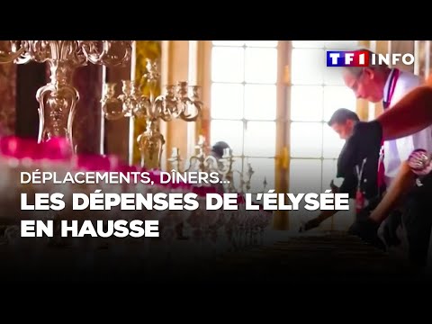 Déplacements, dîners... les dépenses de l&#039;Élysée en hausse