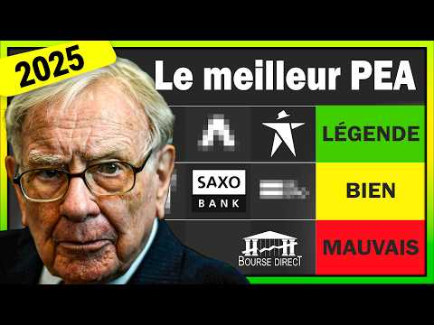 😱 PEA 2025? 👉Les MEILLEURS COURTIERS PEA en 2025 (COMPARATIF)