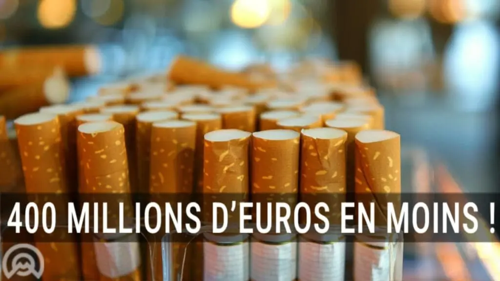 400 millions de moins pour la cigarette