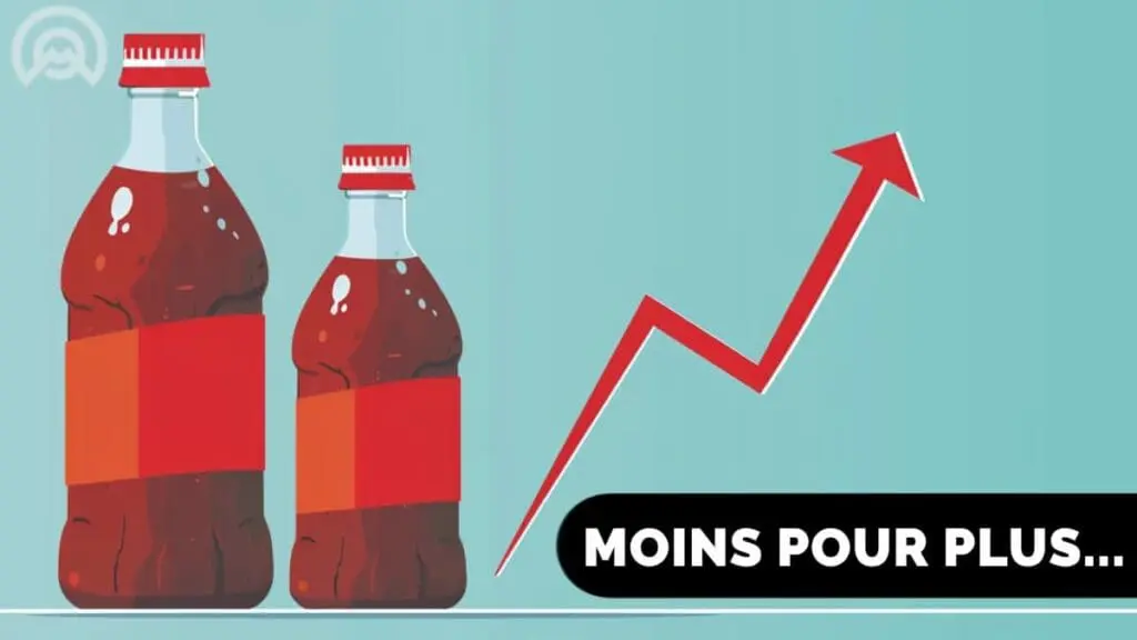 Shrinkflation moins pour plus cher