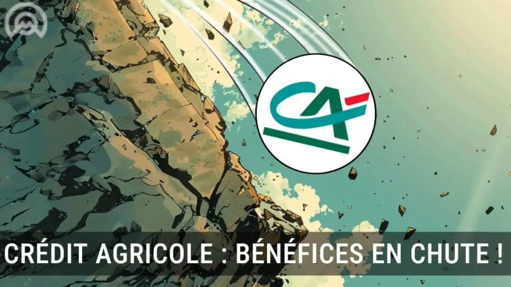 Credit Agricole benefices en baisse