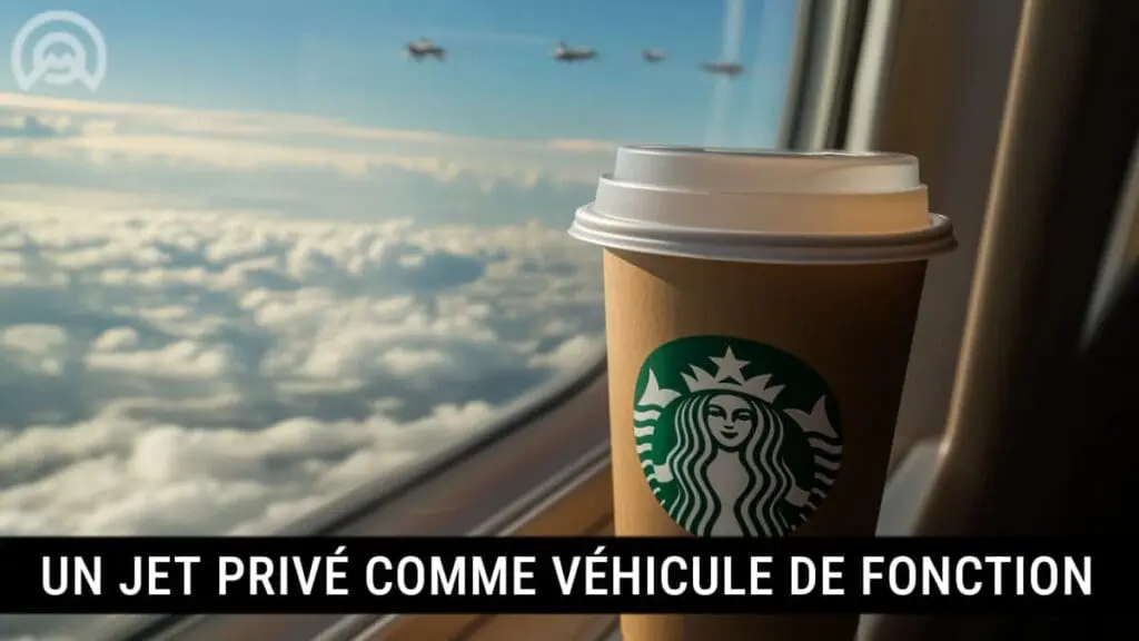 Jet privé PDG Starbucks