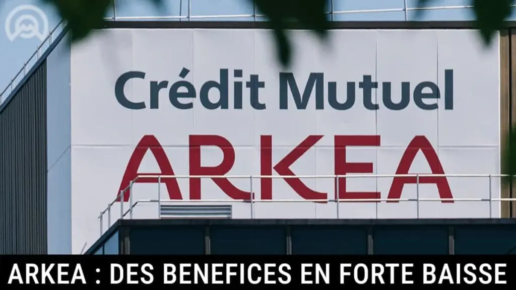 Benefices Arkea en baisse