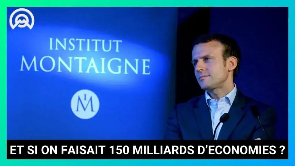institut Montaigne 150 milliards d'économies
