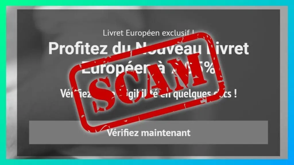 Arnaque livret européen