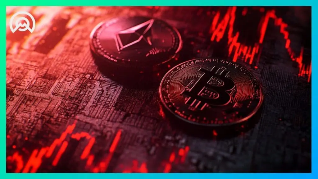 BTC et ETH en baisse marchés incertitudes