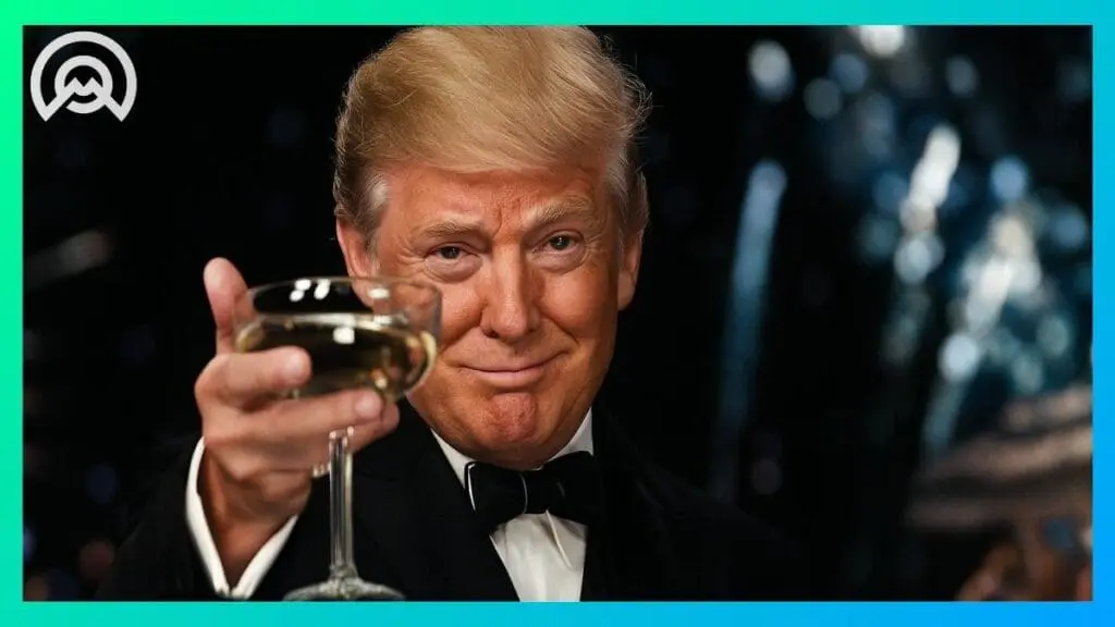 diner Trump publicité meme coin trump