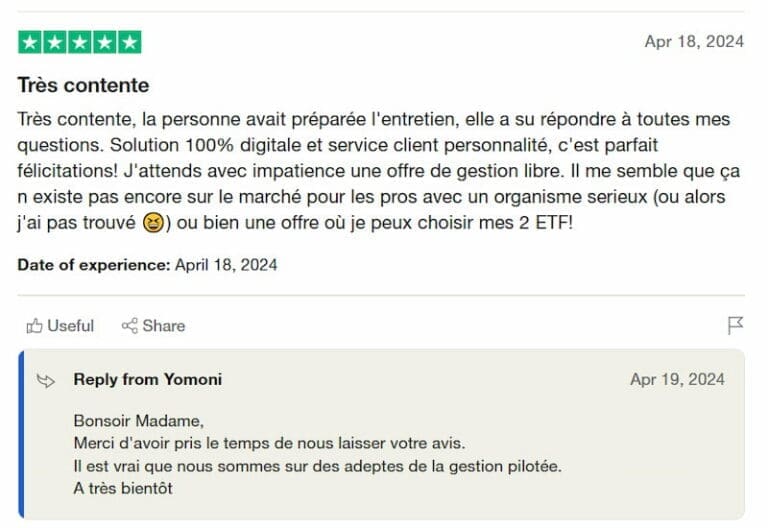 Yomoni avis un PEA et assurance vie de qualité en 2025
