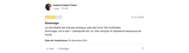 Les avis négatifs sur Zone Bourse
