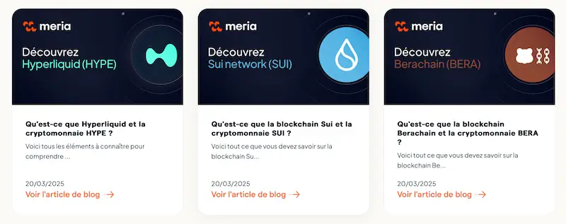 Notre avis sur Meria Academy contenus éducatifs
