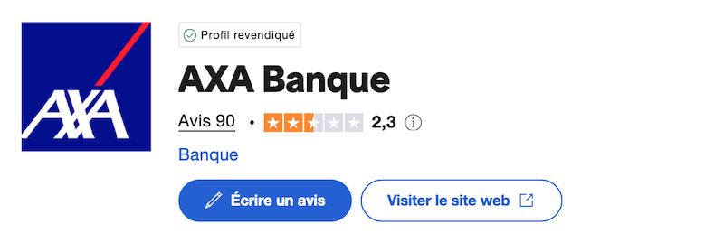 l'avis des clients de axa banque france