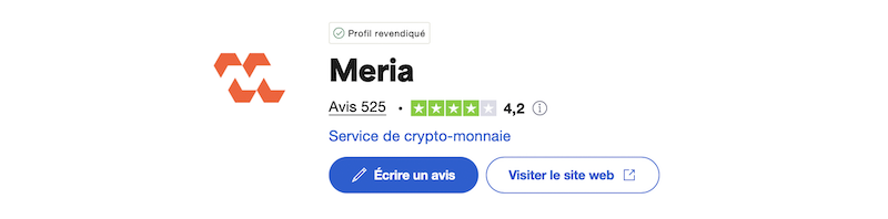 Les avis des clients et anciens clients Meria