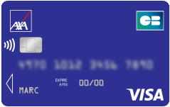 visa classic axa banque