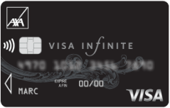visa infinite axa banque