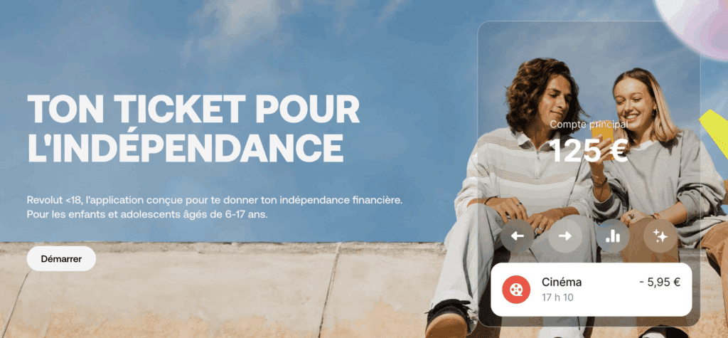 Le compte jeune <18 Revolut