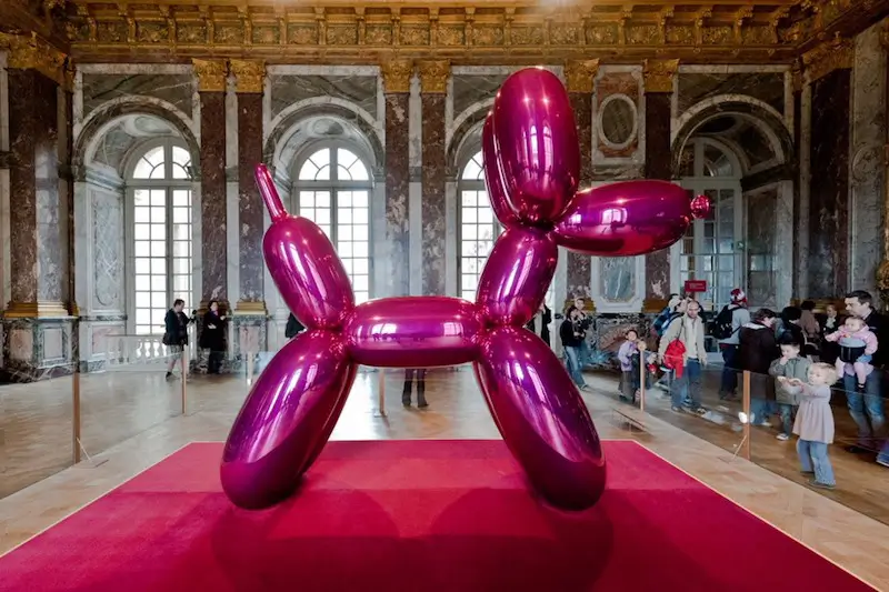 sculpture de jeff koons