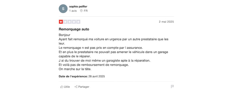 client insatisfaite axa assurance auto