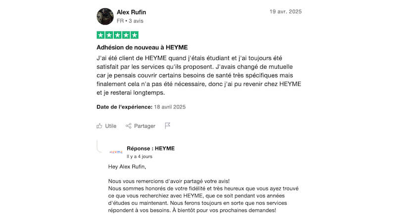avis positif heyme