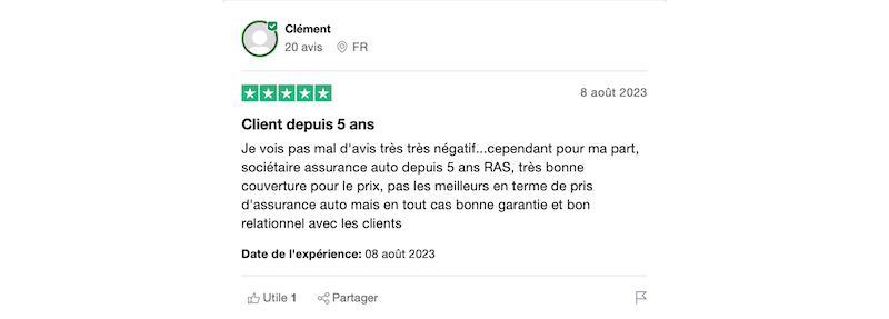 client satisfait macif assurance auto
