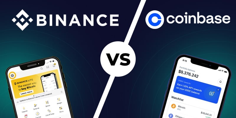 Binance ou Coinbase : comparatif