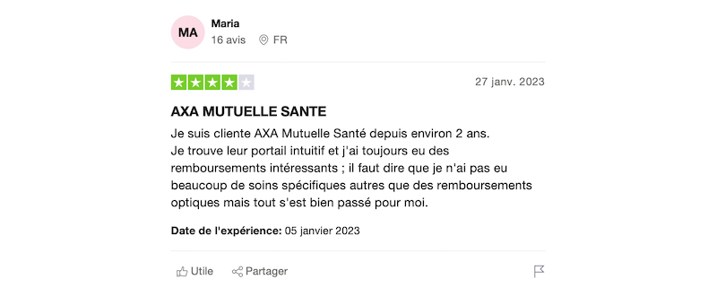 client satisfait axa mutuelle