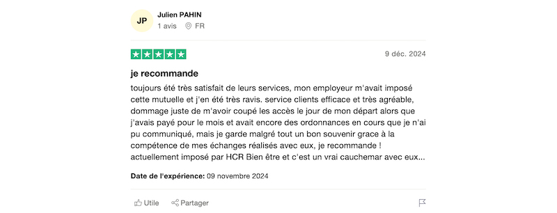 exemple d'avis positif axa mutuelle