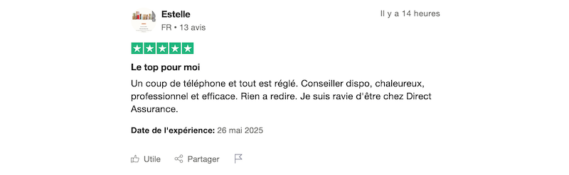 avis positif Direct Assurance
