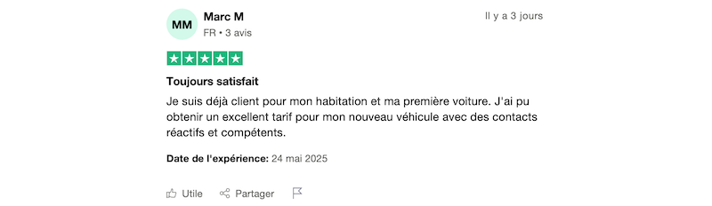 client positif Direct Assurance