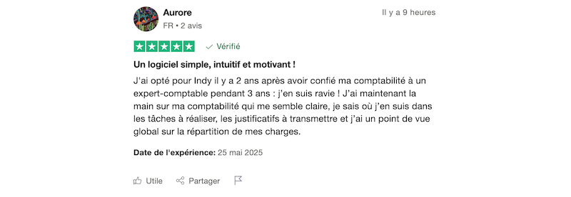 client satisfait Indy