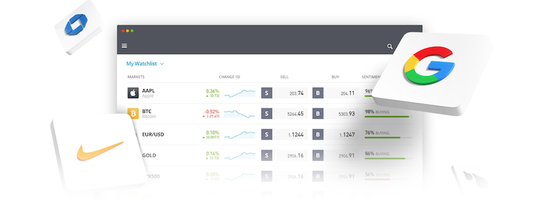 eToro le meilleur compte démo pour les débutants