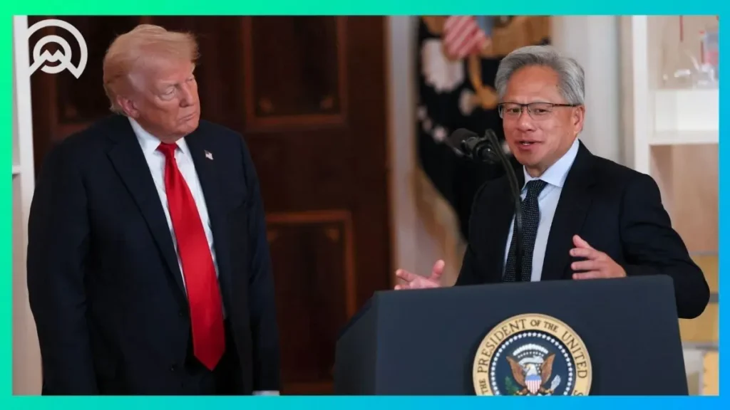 Nvidia Jensen Huang rencontre Trump voyage Chine