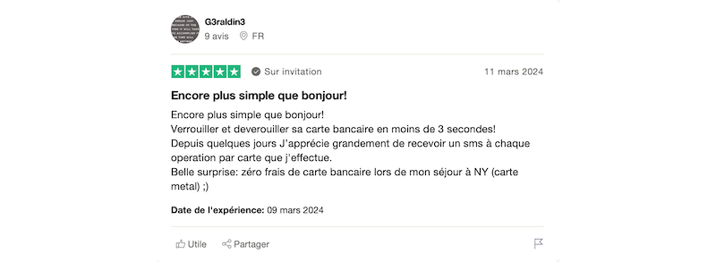 avis positif boursobank carte metal