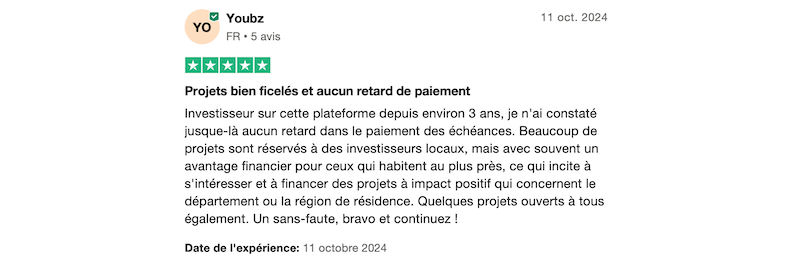 avis positif lendopolis