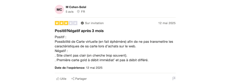 usager déçu fortuneo