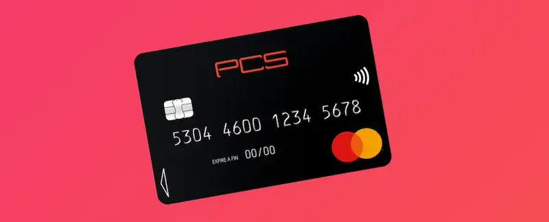 pcs black carte prépayée