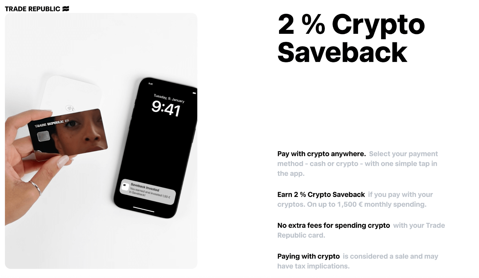 Trade Republic lance son Wallet Crypto : transferts, staking et paiements  réunis dans une banque régulée